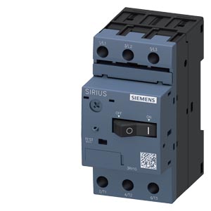 Siemens 3RV1011-1GA10 Circuit breaker size S00 for motor protection, CLASS 10 A-release 4.5...6.3 A N-release 82 A Screw terminal Standard switching capacity 1