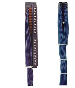 Siemens 6ES7922-3BC50-0AC0 front connector for SIMATIC S7-300 40-pole (6ES7392-1AM00-0AA0) with 40 single cores 0.5 mm2, single cores H05V-K, screw version PU=1 unit L = 2.5 m 1