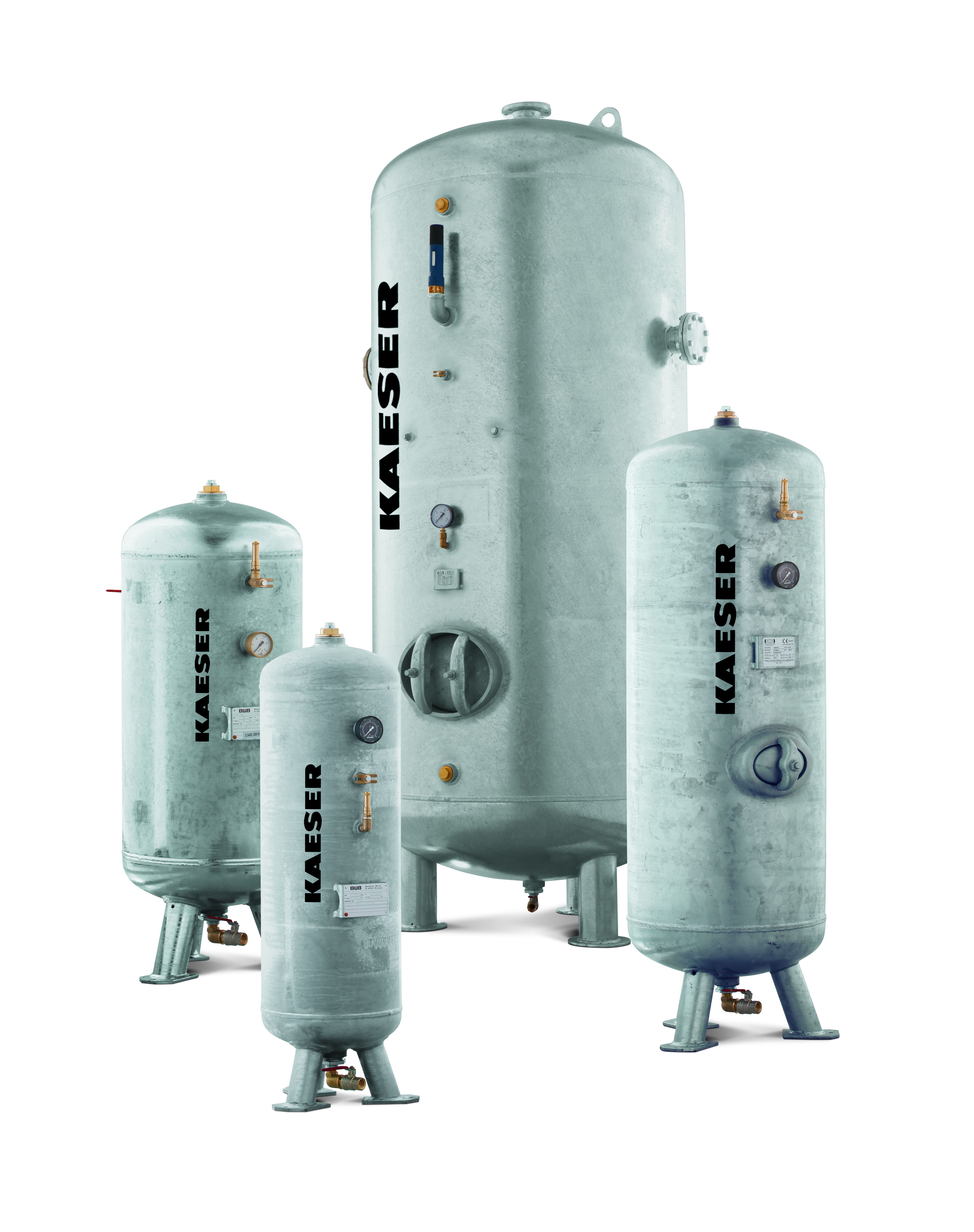 Air Receiver 1000L/ 11 Bar Complete with Fittings and Eco Drain 1